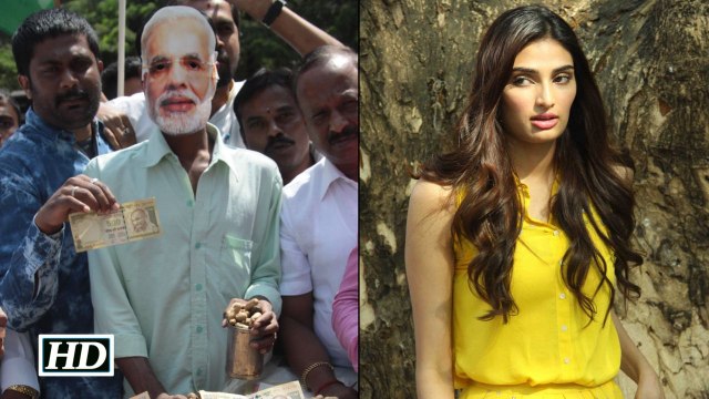 Has currency Demonetisation affected Athiya Shetty?