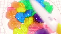 DIY How To Make Colors Water Drop Jelly Gummy Pudding Learn Colors Slime Clay Birds Egg Ball
