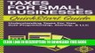 [PDF] Epub Taxes: For Small Businesses QuickStart Guide - Understanding Taxes For Your Sole