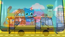 Moshi Monsters Wheels On The Bus - Nursery Rhymes for Kids