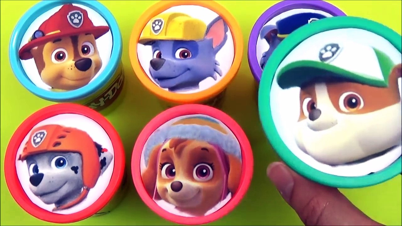 Paw Patrol Play doh Surprise Toys! Paw Patrol Color Transform, Stacking  Learn Colors Fun for Kids - 動画 Dailymotion