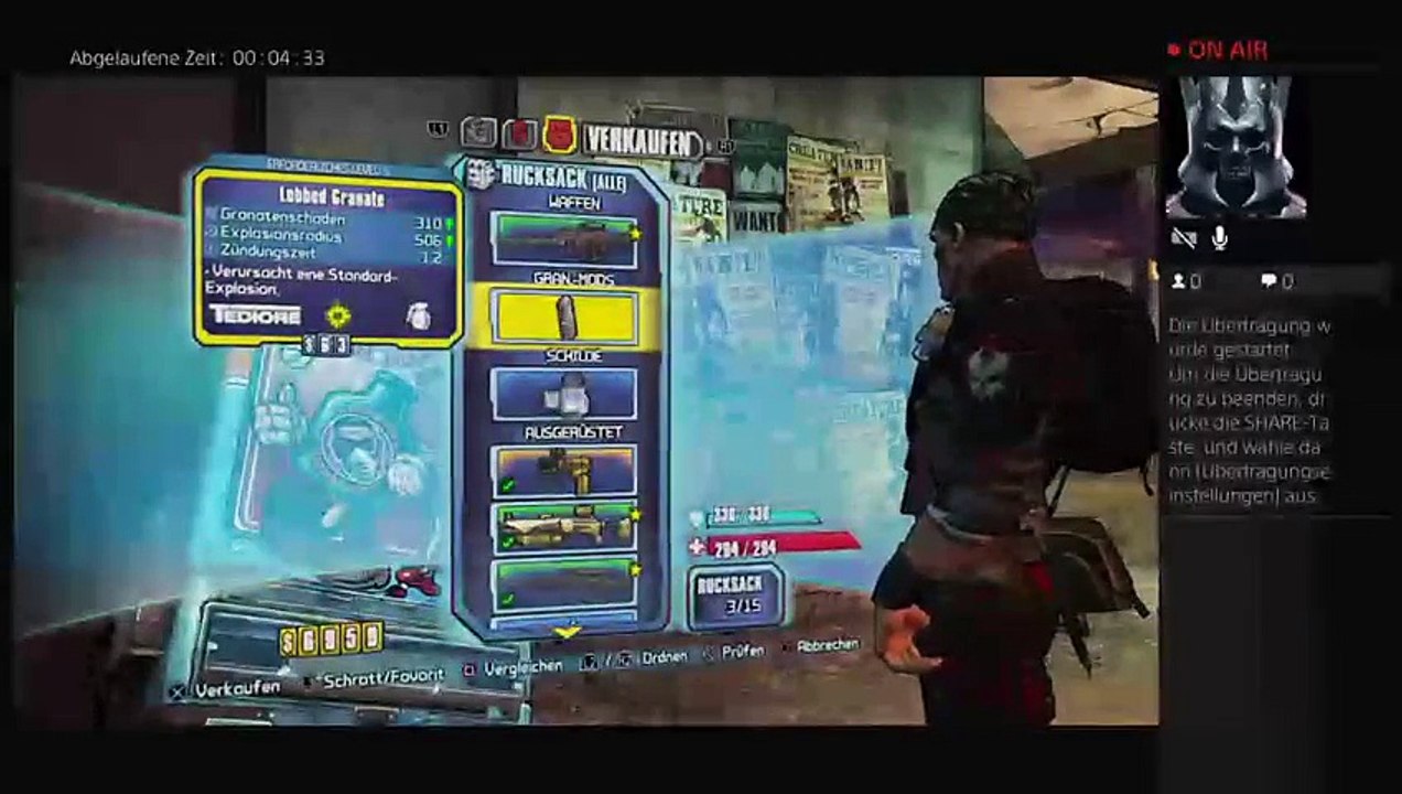 Ps4-Live-Borderlands 2-Dark-Scorpion