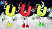 Phonics Letter U Song | ABC Song | ABC rhymes for children in 3D | U for Unicorn