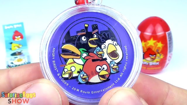 3 Surprise Eggs Angry Birds Cool Surprise Toys in Plastic Eggs Angry Birds Super Surprise