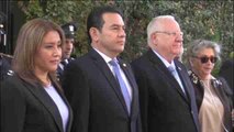 El presidente de Guatemala llega a Israel en visita de Estado