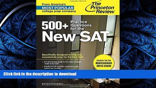 FAVORIT BOOK 500+ Practice Questions for the New SAT: Created for the Redesigned 2016 Exam