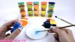 Playdoh Rainbow Colors Paint Job Cookie Fun - Number & Color Learning for Children