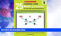 Price 25 Common Core Math Lessons for the Interactive Whiteboard: Grade 4: Ready-to-Use, Animated