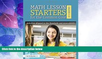 Price Math Lesson Starters for the Common Core, Grades 6-8: Activities Aligned to the Standards