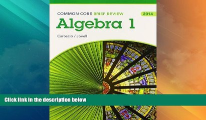 Best Price BRIEF REVIEW MATH 2014 COMMON CORE INTEGRATED ALGEBRA STUDENT EDITION   GRADE9/12