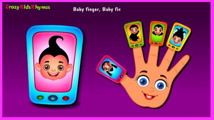 Finger Family MOBILE PHONE Family Nursery Rhyme | Mobile Phone Finger Family Song for Kids