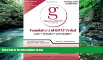 Buy Manhattan GMAT Foundations of GMAT Verbal (Manhattan GMAT Preparation Guide: Foundations of