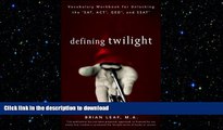 FAVORIT BOOK Defining Twilight: Vocabulary Workbook for Unlocking the SAT, ACT, GED, and SSAT