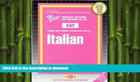 FAVORIT BOOK ITALIAN (SAT Subject Test Series) (Passbooks) (COLLEGE BOARD SAT SUBJECT TEST SERIES
