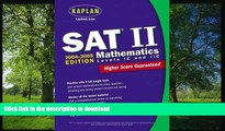 FAVORIT BOOK Kaplan SAT II: Mathematics Levels IC   IIC 2004-2005 (Kaplan SAT Subject Tests: