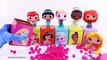 Disney Princess Frozen DIY Cubeez Play-Doh Surprise Eggs Dippin Dots Candy Jelly Beans Learn Colors!