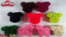 PLAY DOH LEARNING COLORS !! Play And Learn Colors With Play Doh Mickey Smileys Fun For Kids