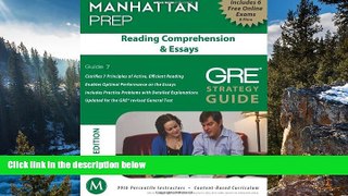 Online Manhattan Prep Reading Comprehension   Essays GRE Strategy Guide, 3rd Edition (Manhattan