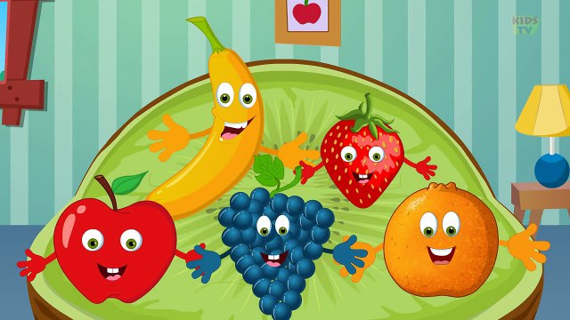 Five little fruits Nursery rhymes for children Preschool rhymes