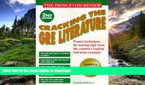 READ THE NEW BOOK Princeton Review: Cracking the GRE Literature, 2nd Edition READ EBOOK