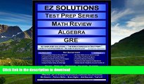 FAVORIT BOOK EZ Solutions - Test Prep Series - Math Review - Algebra - GRE (Edition: Updated.