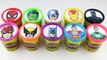 Learn Colors with Marvel and Justice League Superheroes Play Doh Surprise Cups - Mystery Toys