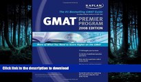 FAVORIT BOOK Kaplan GMAT 2008 Premier Program (w/ CD-ROM) (Kaplan GMAT Premier Program (w/CD))
