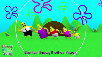 3D PETRIK Finger Family Nursery Rhyme | Parody Finger Kids Song