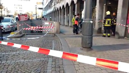 Liège : incendie au parking Opéra