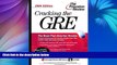 Pre Order Cracking the GRE with Sample Tests on CD-ROM, 2004 Edition (Graduate Test Prep)
