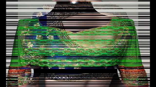 Latest blouse back neck designs with borders | Ladies Corner