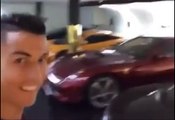 VÍDEO: Cristiano Ronaldo enseña sus coches