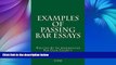 Pre Order Examples Of Passing Bar Essays - e book (e borroow OK): - e book (e borroow OK)