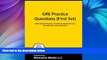 Pre Order GRE Practice Questions (First Set): GRE General Practice Test   Exam Review for the