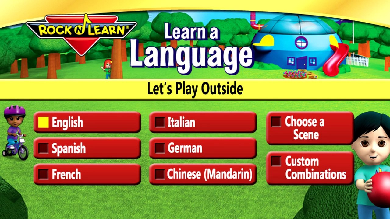 Learn a Language: Lets Play Outside - Demo