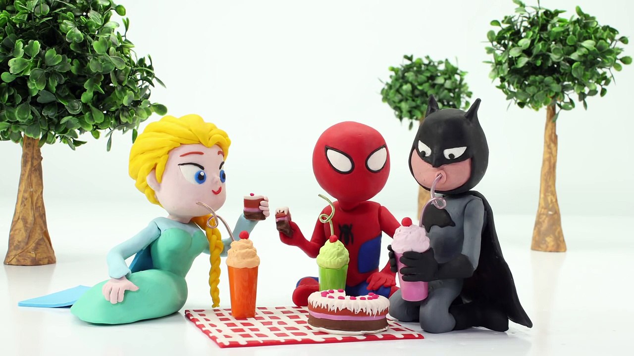 SPIDERMAN VS SHARK ATTACK & JOKER! Superhero Stop Motion Videos Prank Videos