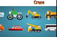 Transportation Vehicle Names In English Easy Way To Learn For Kids Children Toddlers Preschool