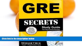 Pre Order GRE Secrets Study Guide: GRE Revised General Test Review for the Graduate Record