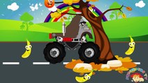 MONSTER TRUCKS FOR KIDS Quicksilver CARS COLORS ! Monster Truck Racing Song Nursery Rhymes !