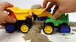 Dump Truck Kinetic Sand Cement Concrete Mixer Truck Wheel Loader Toys Playing Squishy Moon Sand