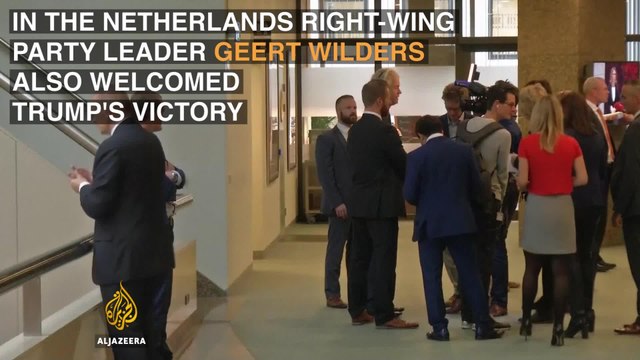 European right-wing leaders welcome Trump's presidency