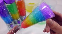 DIY How To Make Colors Water Ball Orbeez Cocktail Cup Learn Colors Glitter Slime Clay