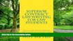Pre Order Superior Contract Law Writing For Law Students: Step by step explanations of how to