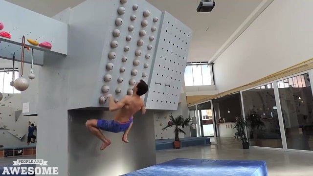 Impressive rock climbing practice PEOPLE ARE AWESOME 2016 HD