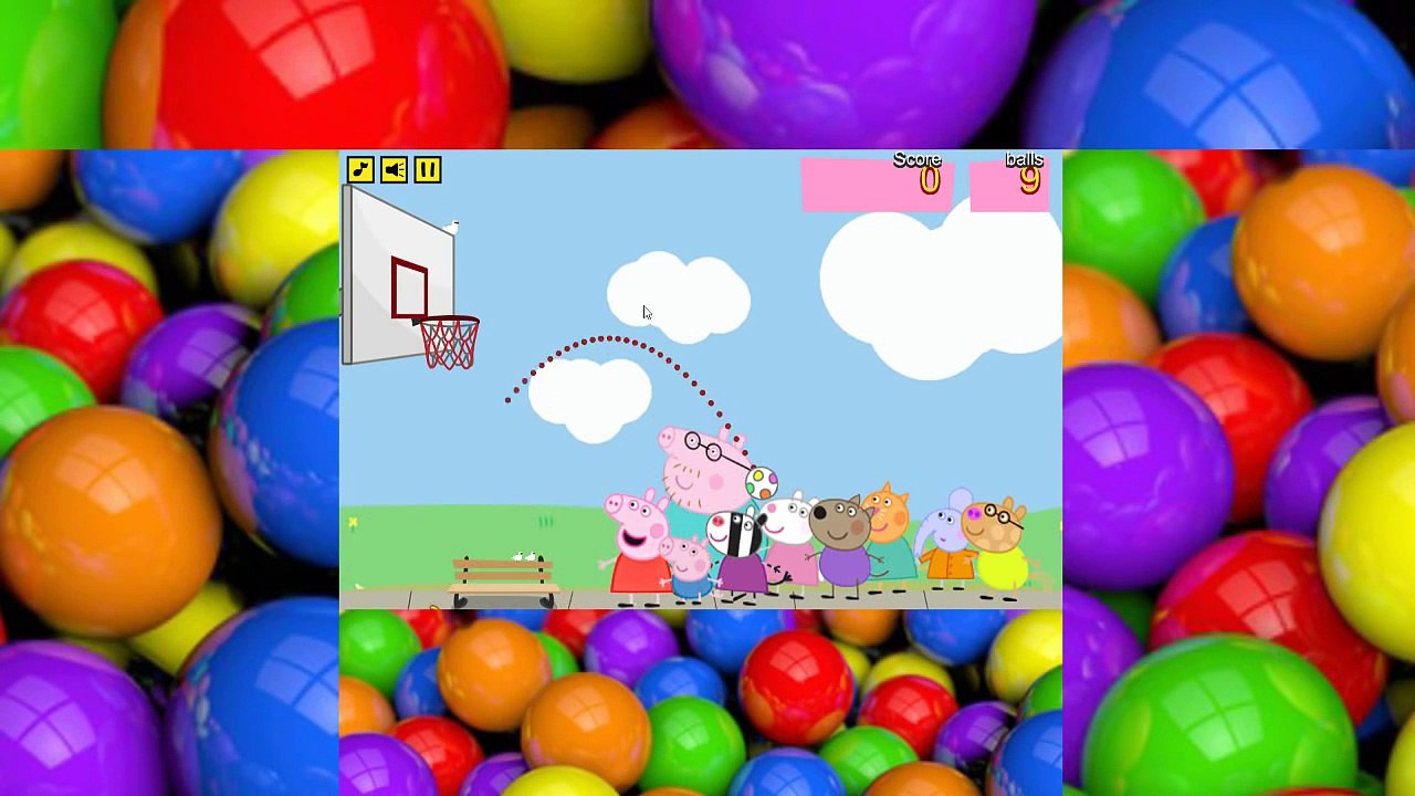 Peppa Pig Basketball Game.