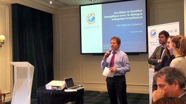 Accélérer la transition énergétique avec dialogue entreprises-investisseurs : Jean-Marc Jancovici, Carbone 4