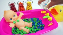 Chocolate Candy Baby Doll Bath Time Surprise Toys Minecraft Snoopy Stitch Minions