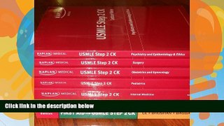 Pre Order Kaplan Usmle Step 2 Ck Lecture Notes - 5 Books 2008 Edition, First Aid For the USMLE,