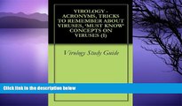 Pre Order VIROLOGY - ACRONYMS, TRICKS TO REMEMBER ABOUT VIRUSES,  MUST KNOW  CONCEPTS ON VIRUSES