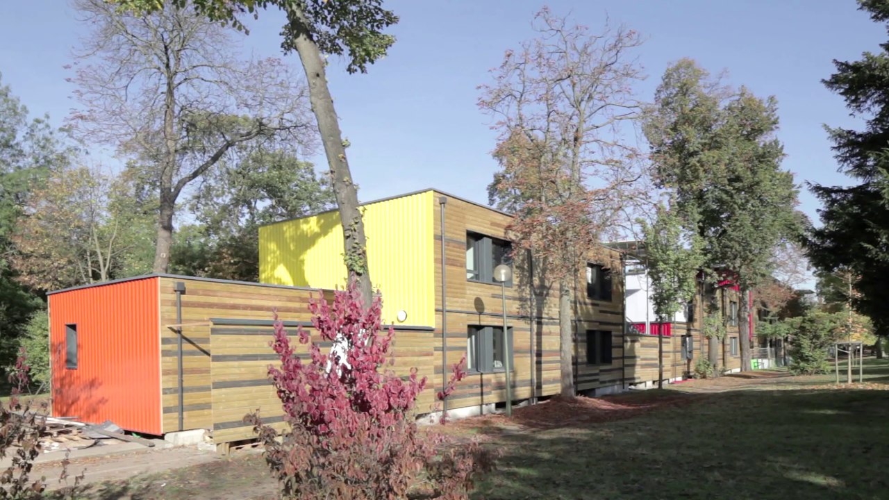 "La promesse de l'aube", Centre d'hébergement d'urgence, Porte de Passy, Paris 16
